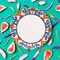 8 Ct. Colorful Fiesta Paper Dessert Plates 7" Vibrant Cinco de Mayo Party Tableware